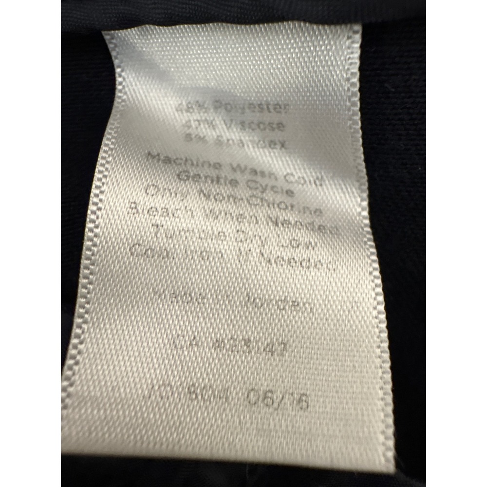Talbots Navy Blue Tapered Stretch Dress Pants 16P Office-Chic Classic Academia - Picture 4 of 9